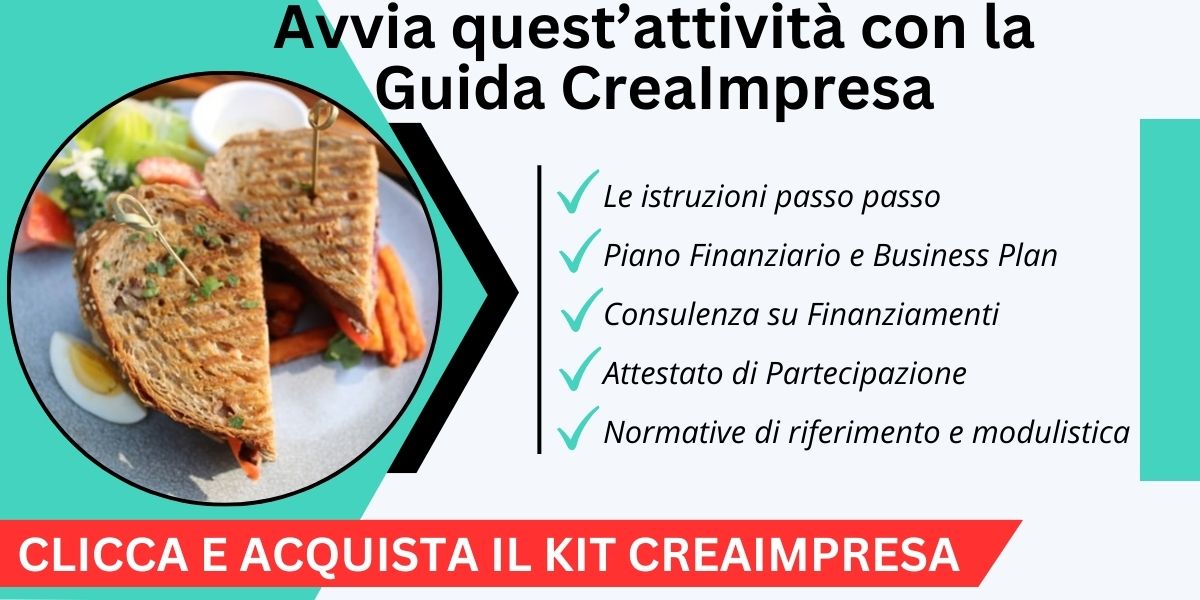 guida aprire una toasteria e tramezzineria
