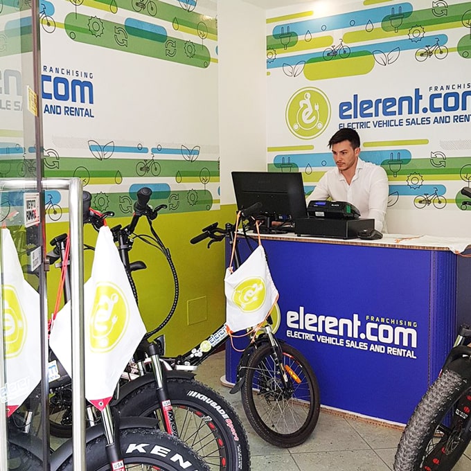 elerent franchising noleggio vendita bici elettriche
