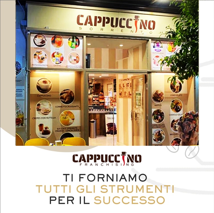 cappuccino franchising bar caffetteria pasticceria