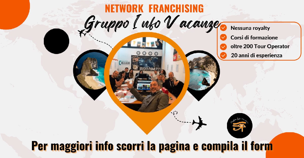 gruppo info vacanze franchising agenzie di viaggio