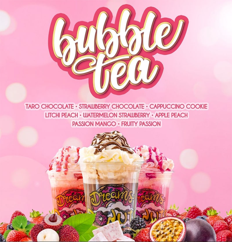dreams donuts franchising buble tea
