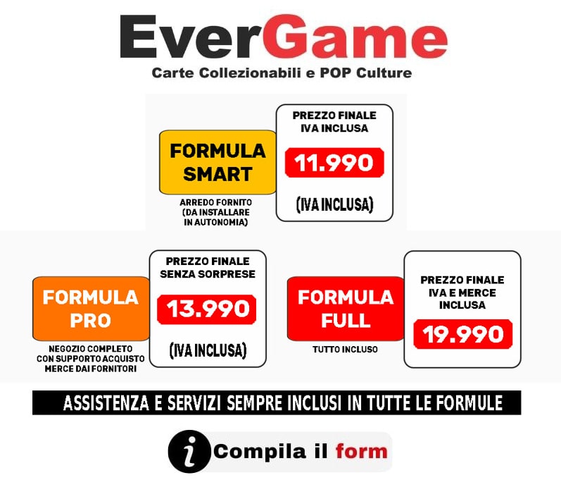 evergame franchising carte e pop culture