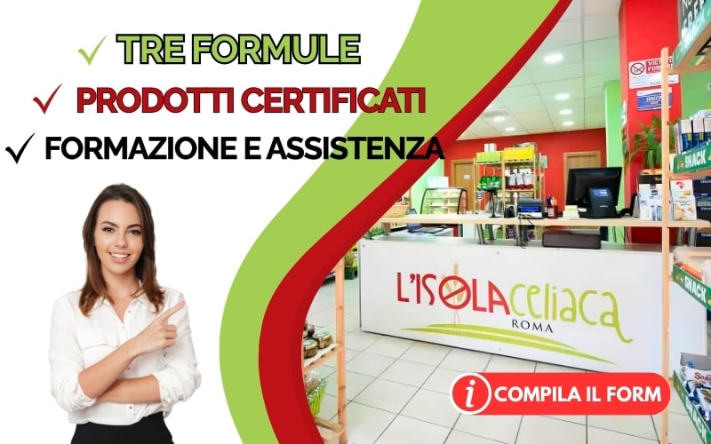 isola celiaca franchising prodotti gluten free