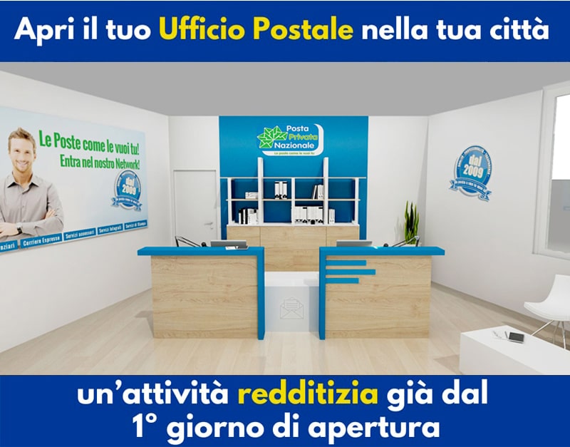 la posta privata nazionale franchising postale