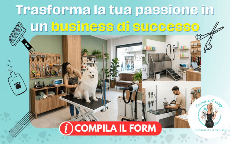 coccole a 4 zampe franchising toelettatura pet