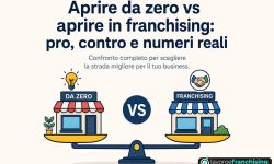 confronto aprire da zero aprire in franchising