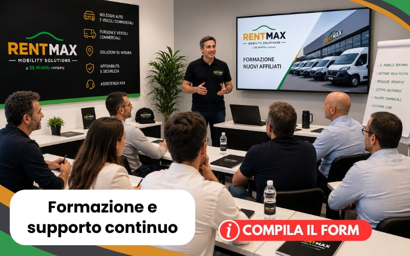 rentmax franchising noleggio auto veicoli commerciali